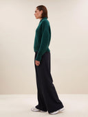 Zachte polo pullover