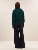 Zachte polo pullover