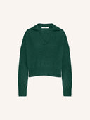 Zachte polo pullover