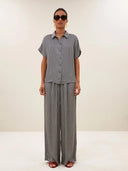 Gestreepte blouse barley silky stripe