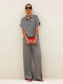 Gestreepte blouse barley silky stripe