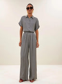 Gestreepte blouse barley silky stripe