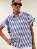 Gestreepte blouse pixie blue stripe