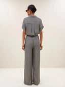 Gestreepte broek benji silky stripe pants
