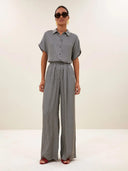 Gestreepte broek benji silky stripe pants