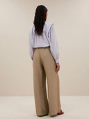 Gouden broek benji gloss pants gold