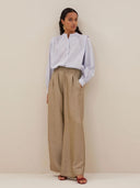 Gouden broek benji gloss pants gold