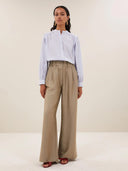 Gouden broek benji gloss pants gold