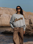 Grijze bibi ready sweater grey melee