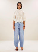 Lichte barrel fit jeans baloe