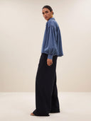 Sarah short denim blouse