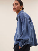 Sarah short denim blouse