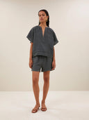 Linnen blouse vina