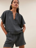 Linnen blouse vina