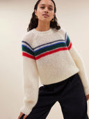 Gestreepte trui liam stripe off white