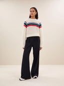 Gestreepte trui liam stripe off white