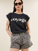 Grijze short june grey cheetah