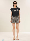 Grijze short june grey cheetah