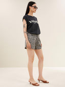 Grijze short june grey cheetah