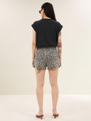 Grijze short june grey cheetah