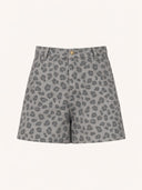 Grijze short june grey cheetah