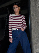 Gestreepte top basic ls big stripe