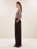 Gestreepte top basic ls big stripe