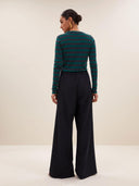 Gestreepte longsleeve big stripe top