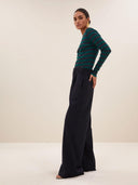 Gestreepte longsleeve big stripe top
