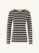Basic ls big stripe top