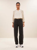 Beige blouse becky lurex