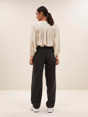 Beige blouse becky lurex