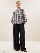 Geruite blouse nyka tokyo check