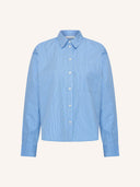 Blauw gestreepte blouse lise