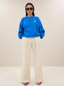 Blauwe bibi dictionary sweater