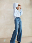 Wide leg jeans lina pants