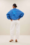 Blauwe sweater bibi dancing