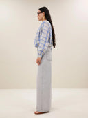 Geruite blouse nyka check