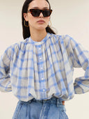 Geruite blouse nyka check