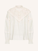 Blouse met broderie bowie