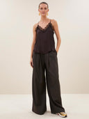 Wide-leg pantalon sef