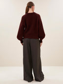 Wide-leg pantalon sef