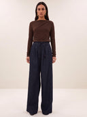 Bruine leya sparkle top