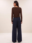 Bruine leya sparkle top