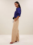 Metallic blouse christi