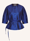 Metallic blouse christi