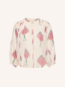 Creme blouse becky ikat