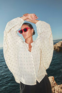 Creme blouse becky dali