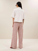 Creme philipe twill top