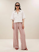 Creme philipe twill top